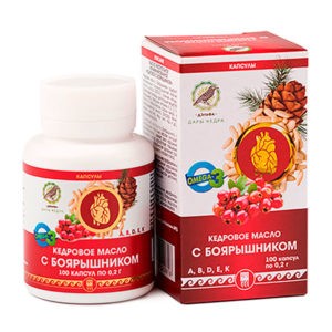 Масло кедровое с боярышником